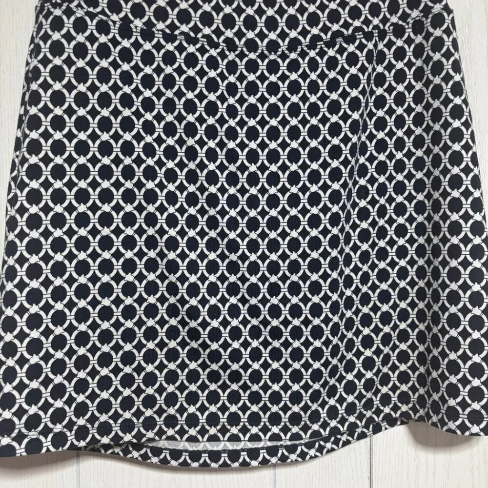 Classic Dark Navy w/White Patterned Lightweight Skort - Picture 2 of 9